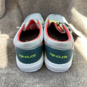 Hey Dudes gray slip on shoes